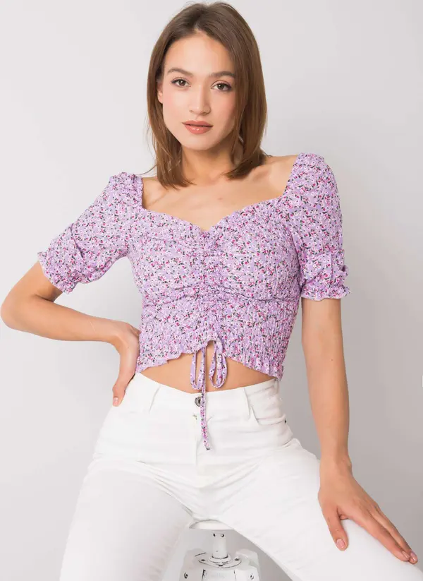 RUE PARIS Blouse-RO-BZ-2516-2.19P-purple