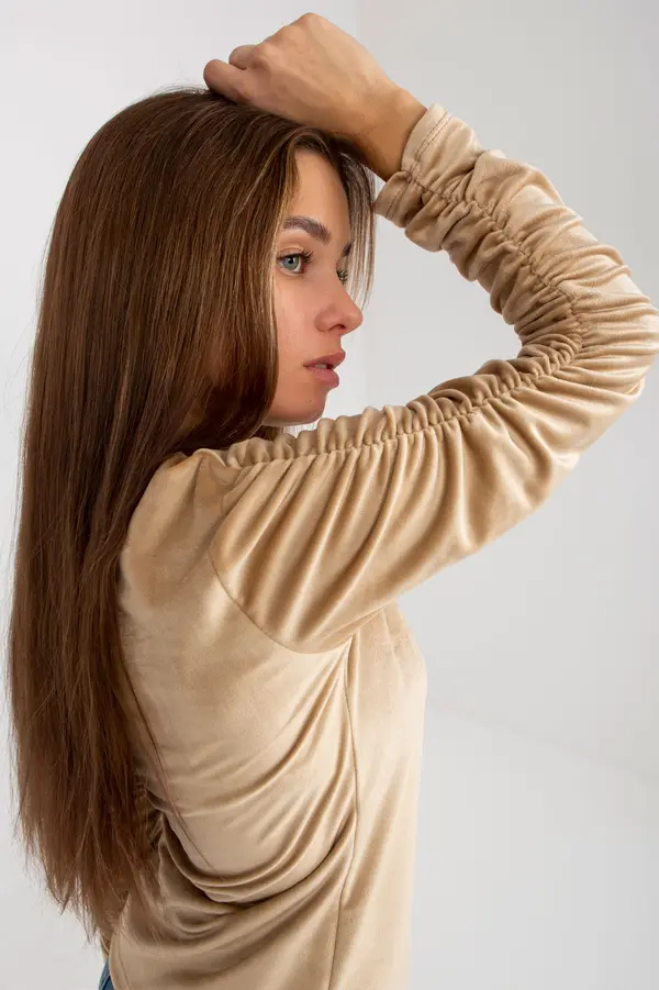 RUE PARIS Blouse-RP-BZ-8181.61P-beige
