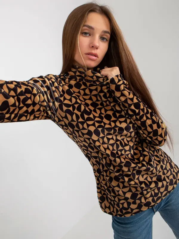 RUE PARIS Blouse-RP-BZ-8187-2.06-camel