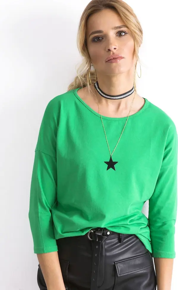 BASIC Feel Good Blouse-RV-BZ-4661.55P-green