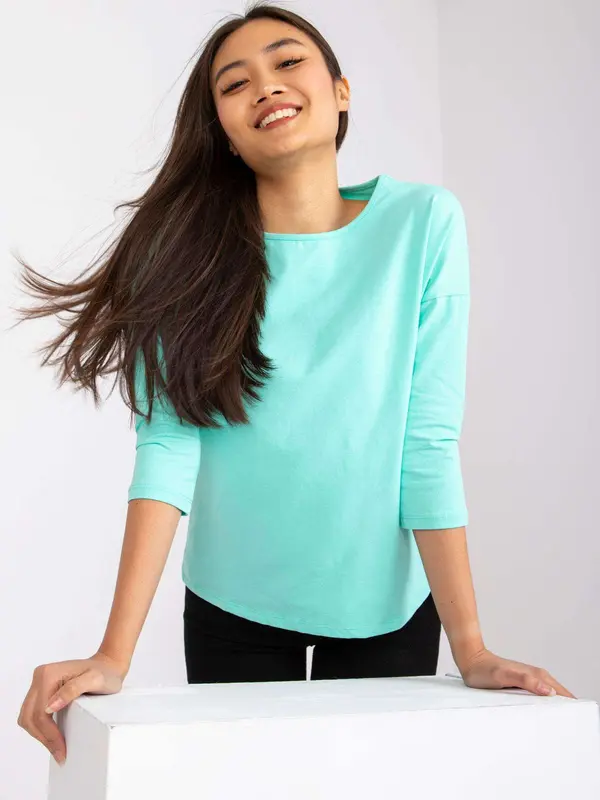 BASIC Feel Good Blouse-RV-BZ-4661.56P-turquoise