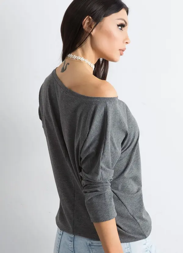 BASIC Feel Good Blouse-RV-BZ-4691.36P-dark gray