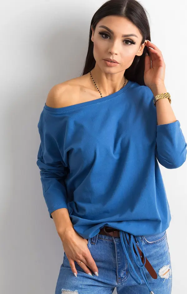 BASIC Feel Good Blouse-RV-BZ-4691.45P-dark blue