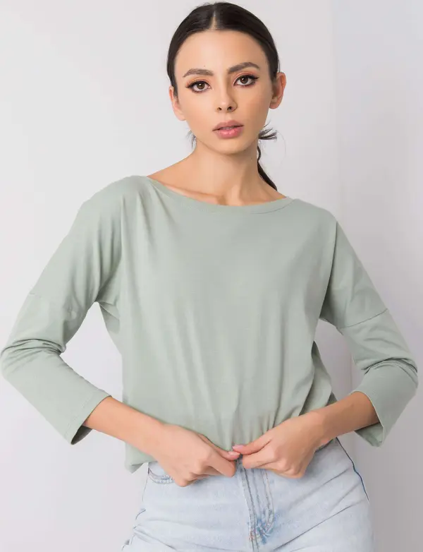 BASIC Feel Good Blouse-RV-BZ-4691.45P-pistachio