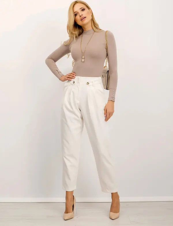 RUE PARIS Blouse-RV-BZ-5211.07X-dark beige