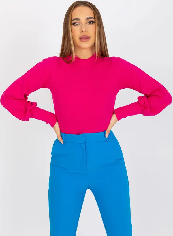 RUE PARIS Blouse-RV-BZ-5223.15-fuchsia