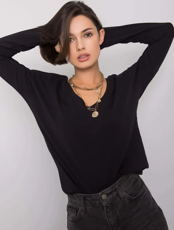 BASIC Feel Good Blouse-RV-BZ-5890.10-black