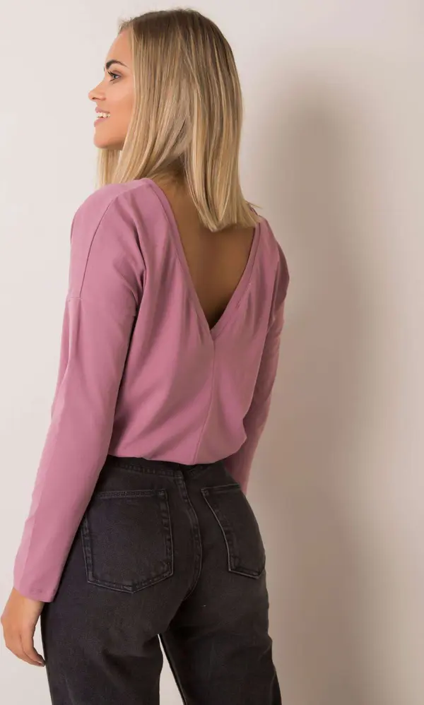 BASIC Feel Good Blouse-RV-BZ-5890.10-dark pink