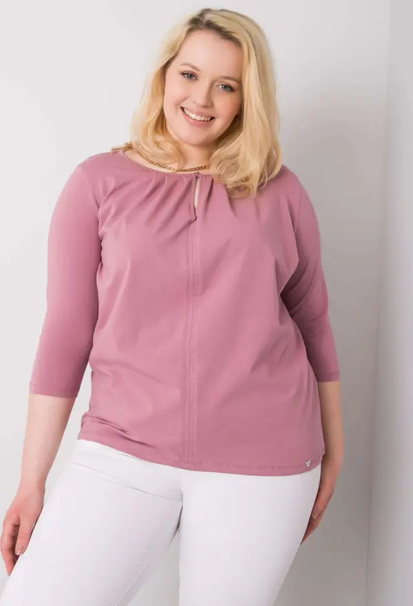 BASIC Feel Good Blouse-RV-BZ-6334.19P-dark pink