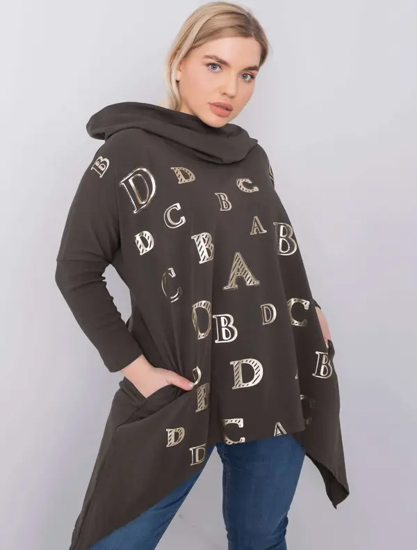 RELEVANCE Blouse-RV-BZ-6458.46P-dark khaki