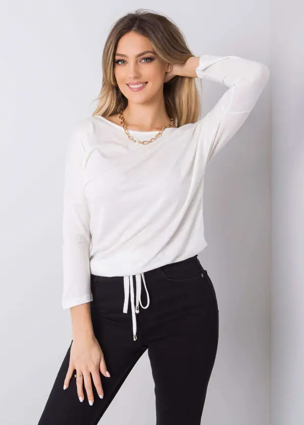 BASIC Feel Good Blouse-RV-BZ-6549.45P-ecru