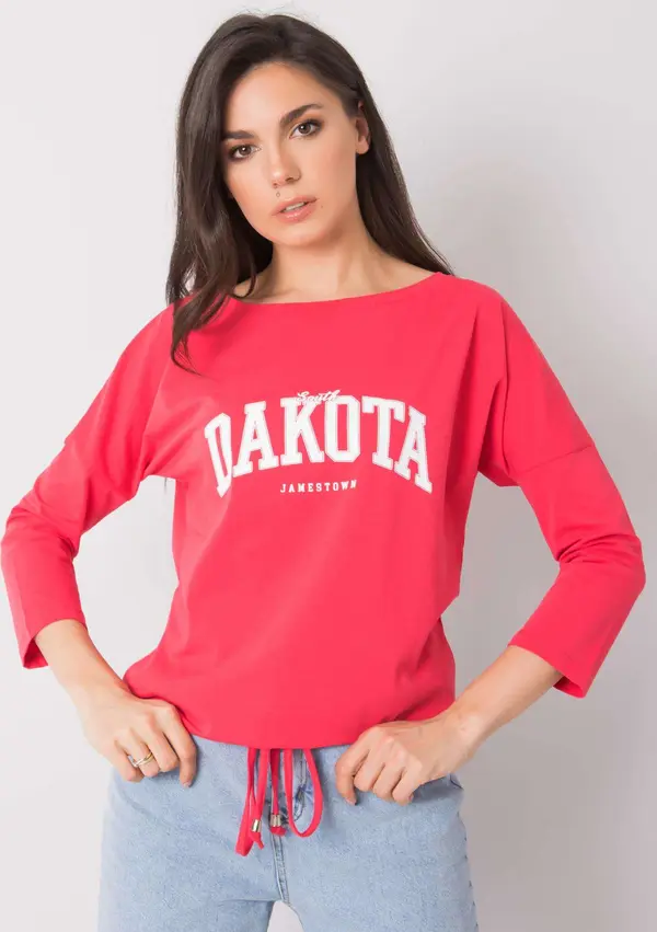 RUE PARIS Blouse-RV-BZ-6673.61-coral