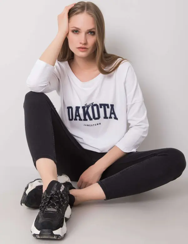 RUE PARIS Blouse-RV-BZ-6673.61-white