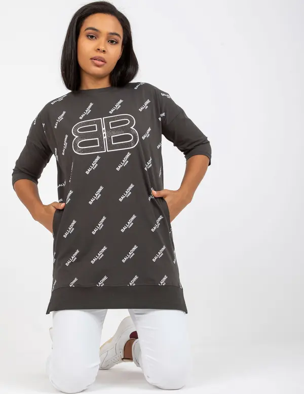 RELEVANCE Blouse-RV-BZ-7036.02P-dark khaki