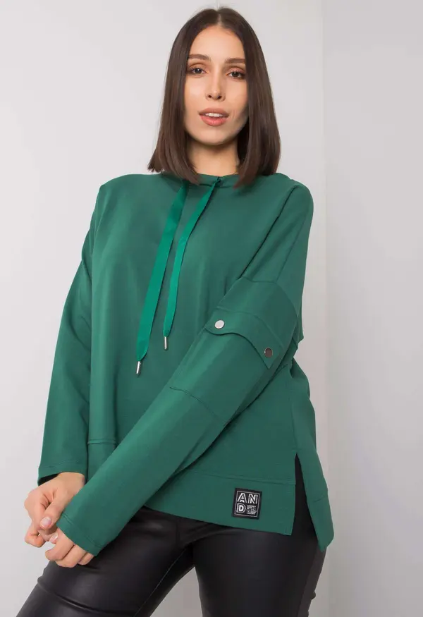 RELEVANCE Blouse-RV-BZ-7228.64-dark green