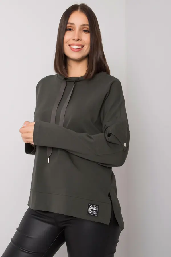 RELEVANCE Blouse-RV-BZ-7228.64-dark khaki