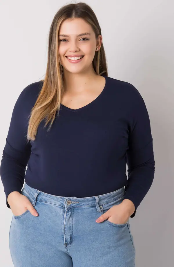 RELEVANCE Blouse-RV-BZ-7302.23-navy blue