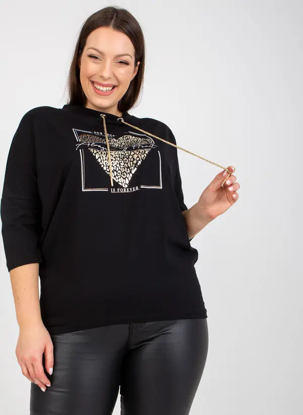 RELEVANCE Blouse-RV-BZ-7485.13P-black