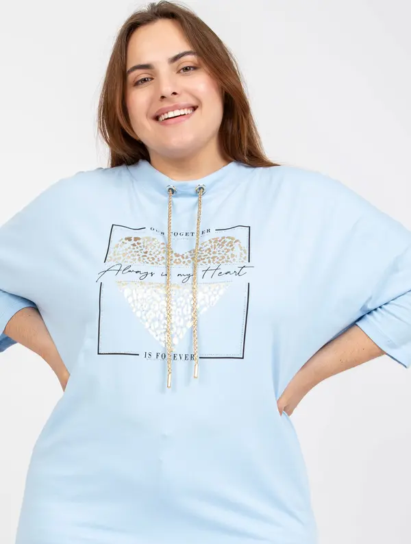 RELEVANCE Blouse-RV-BZ-7485.13P-light blue