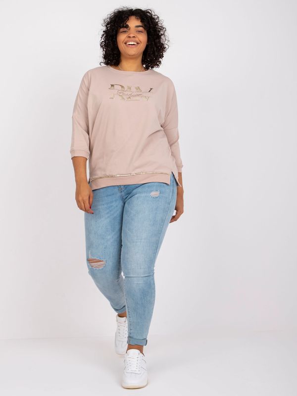 RELEVANCE Blouse-RV-BZ-7504.81P-beige