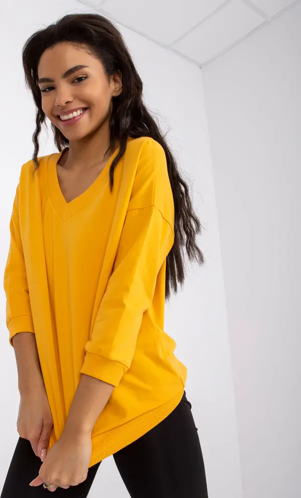 BASIC Feel Good Blouse-RV-BZ-7542.41X-light orange