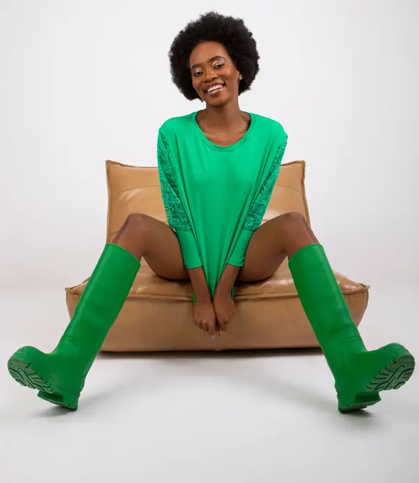 RUE PARIS Blouse-RV-BZ-7551.19-green