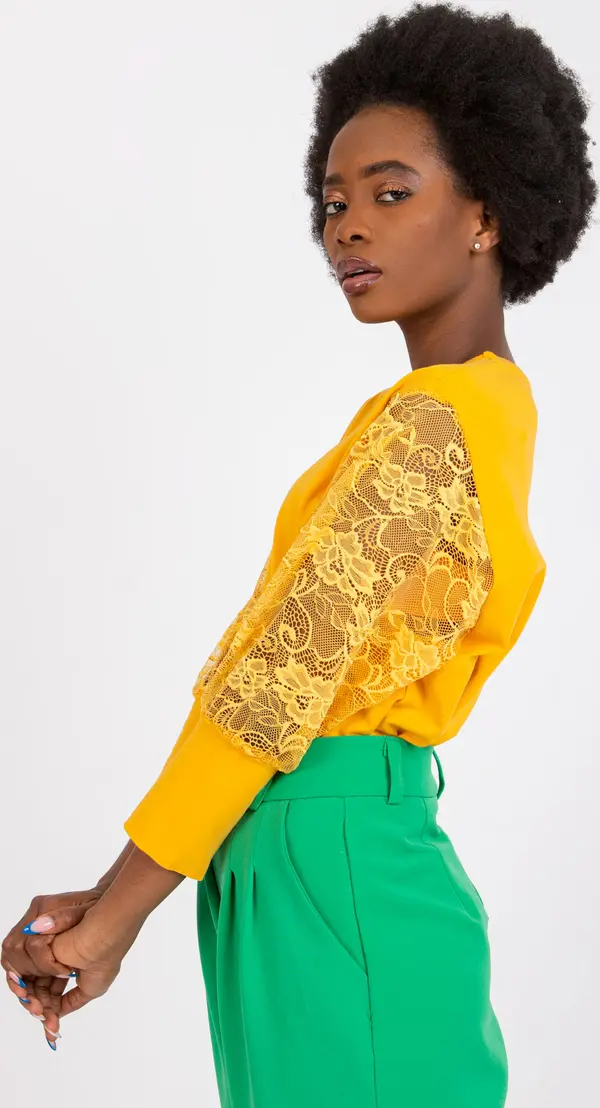 RUE PARIS Blouse-RV-BZ-7551.19-light orange