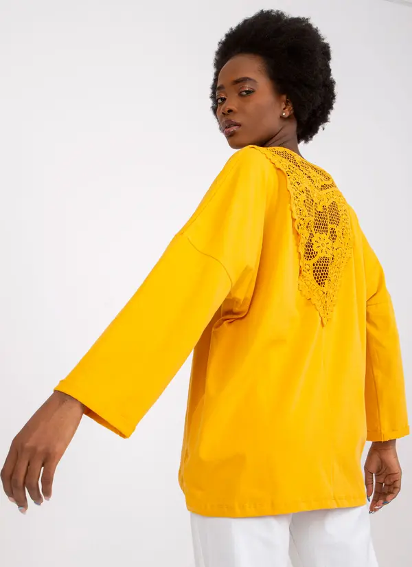 RUE PARIS Blouse-RV-BZ-7558.30-light orange