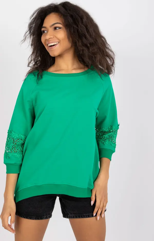 RUE PARIS Blouse-RV-BZ-7559.69-green
