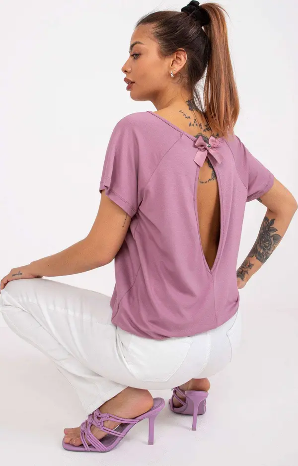 BASIC Feel Good Blouse-RV-BZ-7664.46-dark pink