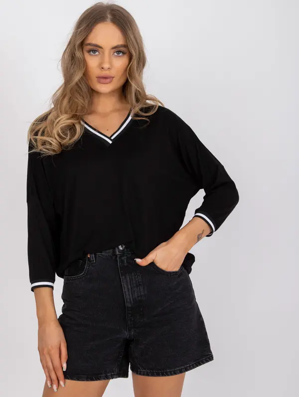 BASIC Feel Good Blouse-RV-BZ-7805.66P-black