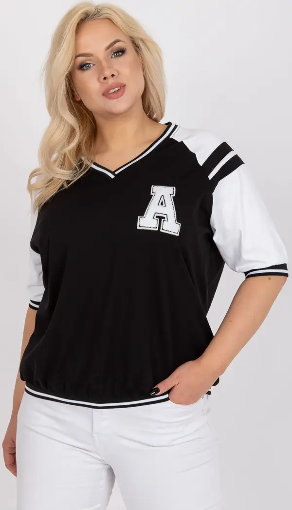 RELEVANCE Blouse-RV-BZ-7830.30-black-white