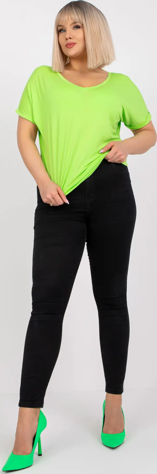 RELEVANCE Blouse-RV-BZ-7832.57-fluo green