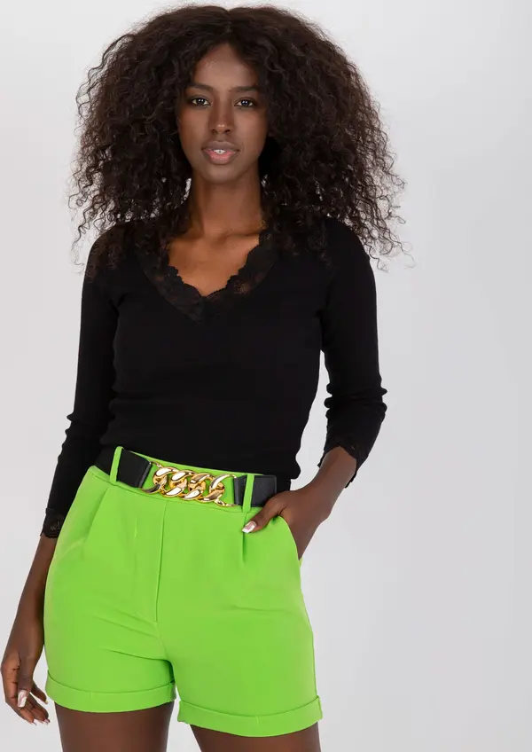 RUE PARIS Blouse-RV-BZ-7843.44P-black