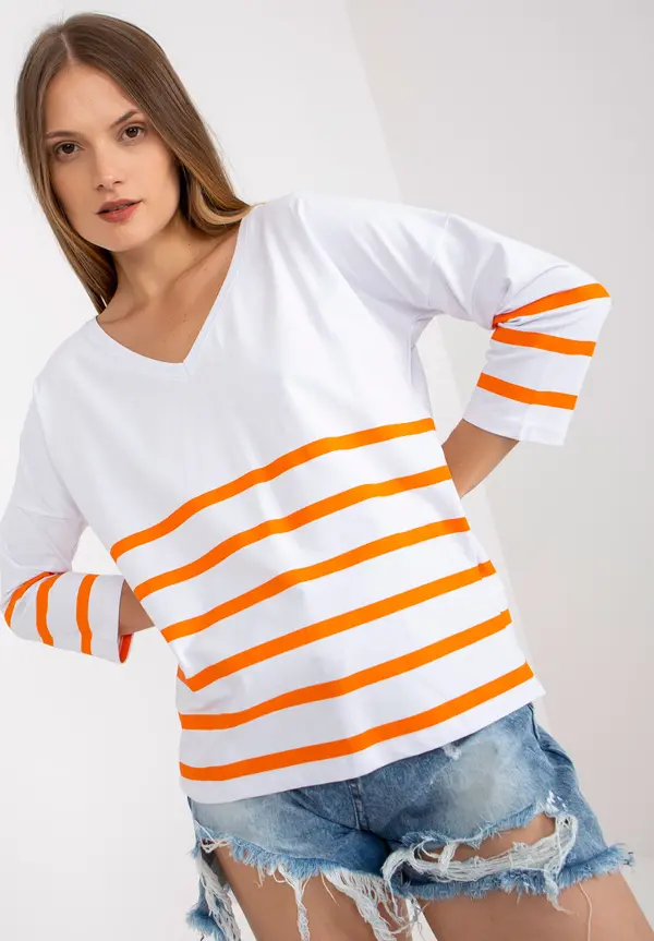 RUE PARIS Blouse-RV-BZ-8008.63-white