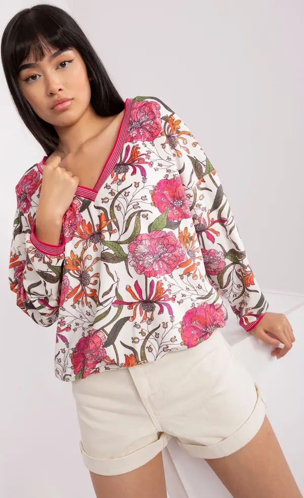 RUE PARIS Blouse-RV-BZ-8117.33-ecru