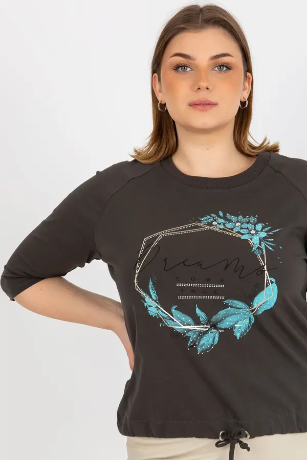 RELEVANCE Blouse-RV-BZ-8458.01P-dark khaki