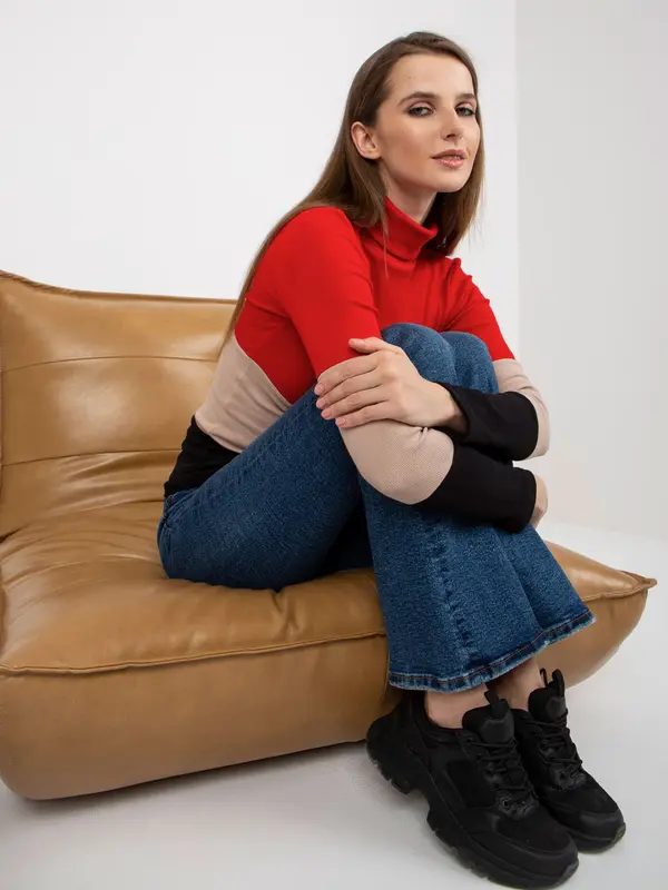 RELEVANCE Blouse-RV-BZ-8465-1.35P-red