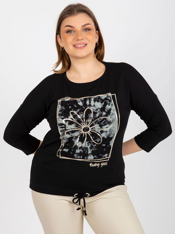 RELEVANCE Blouse-RV-BZ-8470.93P-black