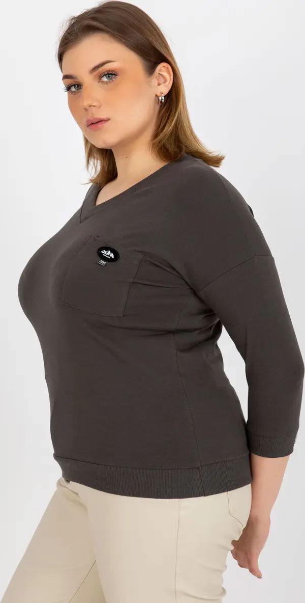 RELEVANCE Blouse-RV-BZ-8475.81-dark khaki