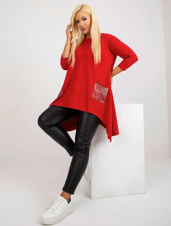 RELEVANCE Blouse-RV-BZ-8533.04-red