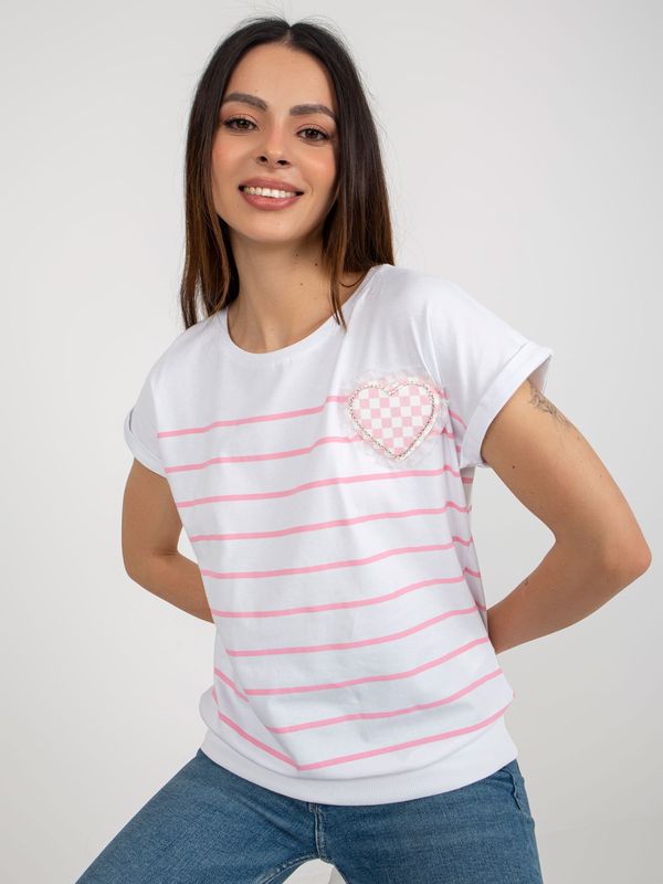 RELEVANCE Blouse-RV-BZ-8733.29-white-pink