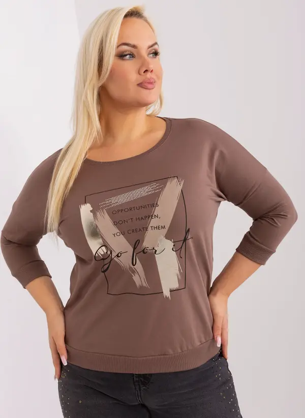 RELEVANCE Blouse-RV-BZ-8981.31P-brown