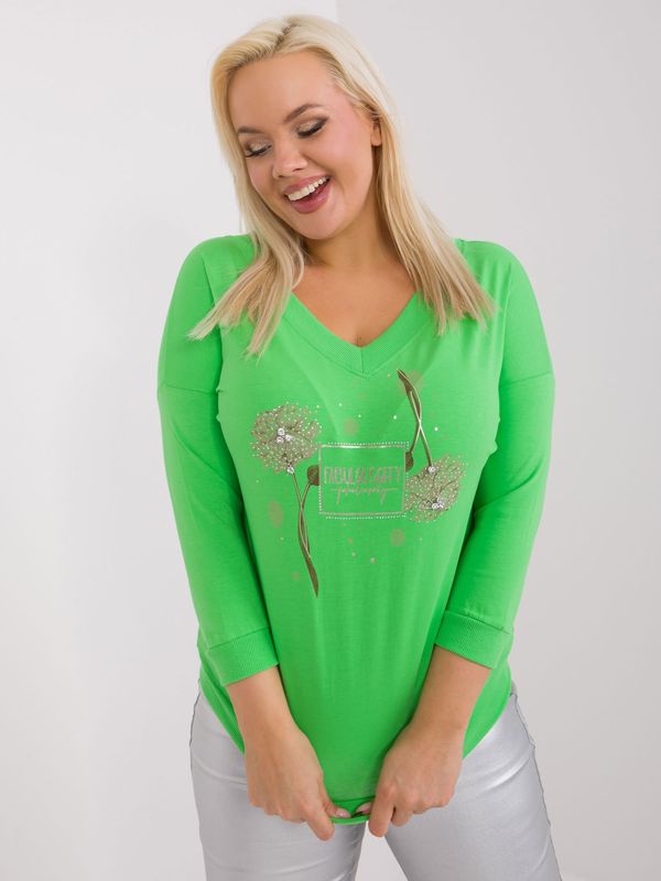 RELEVANCE Blouse-RV-BZ-9030.23X-light green