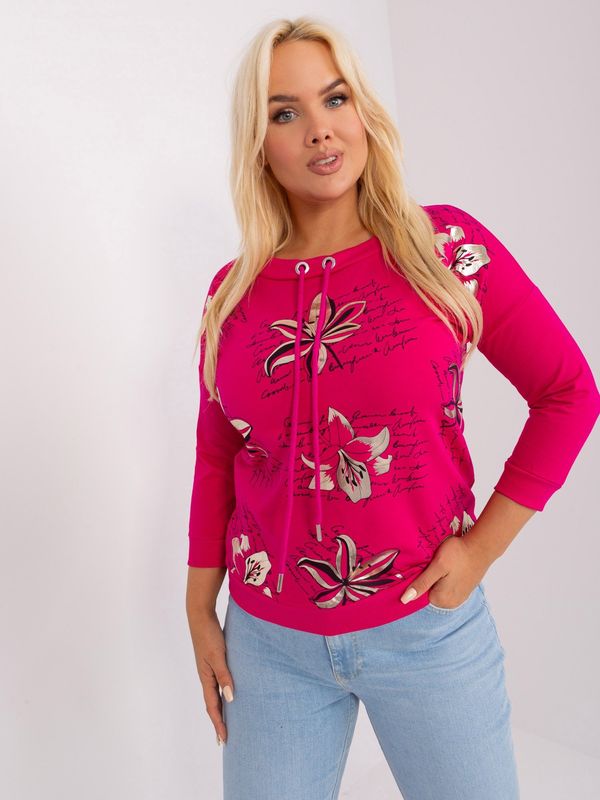 RELEVANCE Blouse-RV-BZ-9073.86-fuchsia
