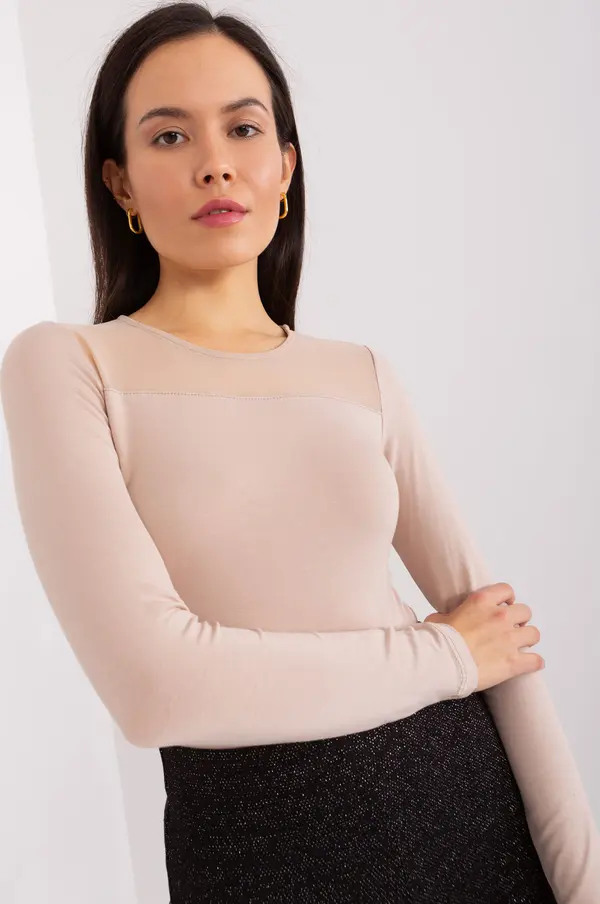 BASIC Feel Good Blouse-RV-BZ-9201.78P-beige