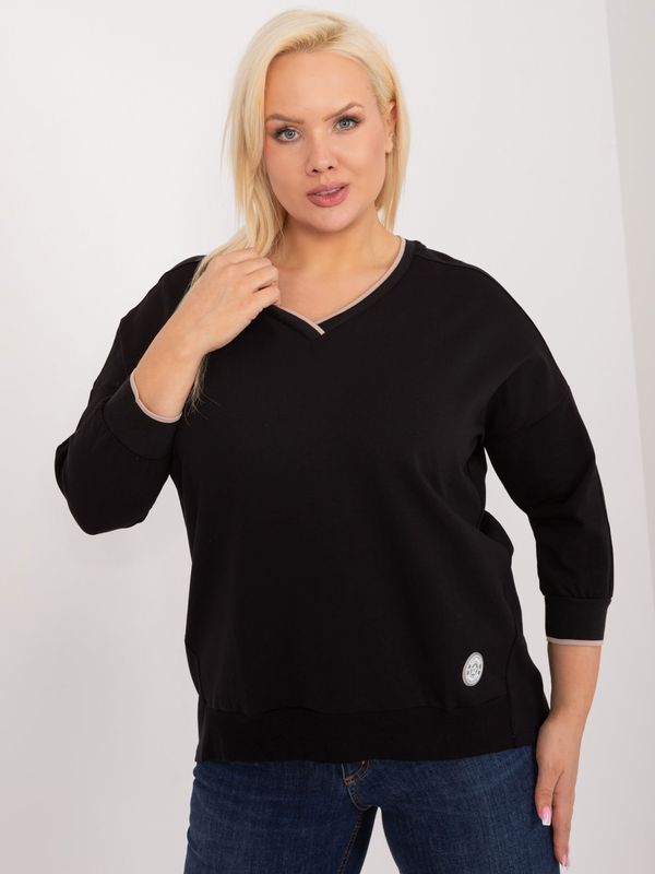 RELEVANCE Blouse-RV-BZ-9343.33-black
