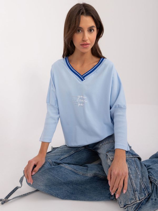 RELEVANCE Blouse-RV-BZ-9509.82-light blue