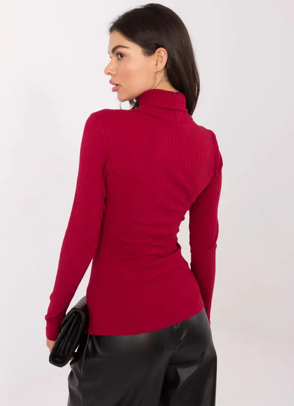 RUE PARIS Blouse-RV-BZ-A1046.75-burgundy