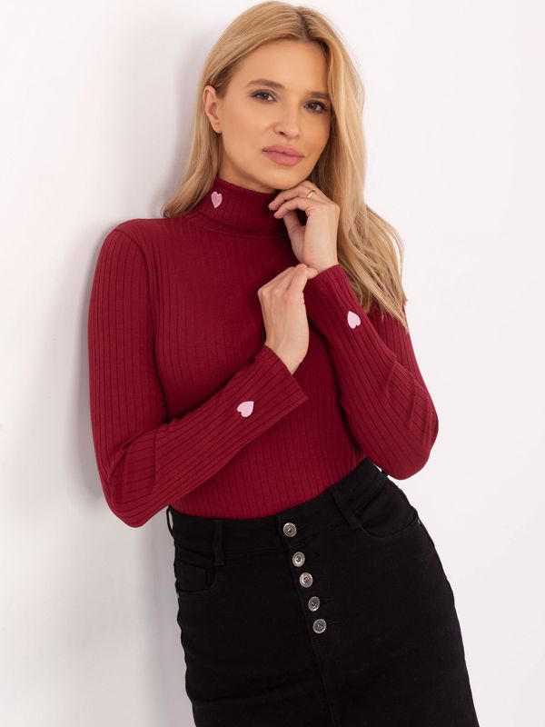 RELEVANCE Blouse-RV-BZ-A319.06P-burgundy